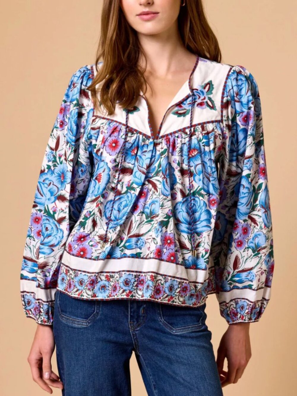 Laura Blouse in Fluora